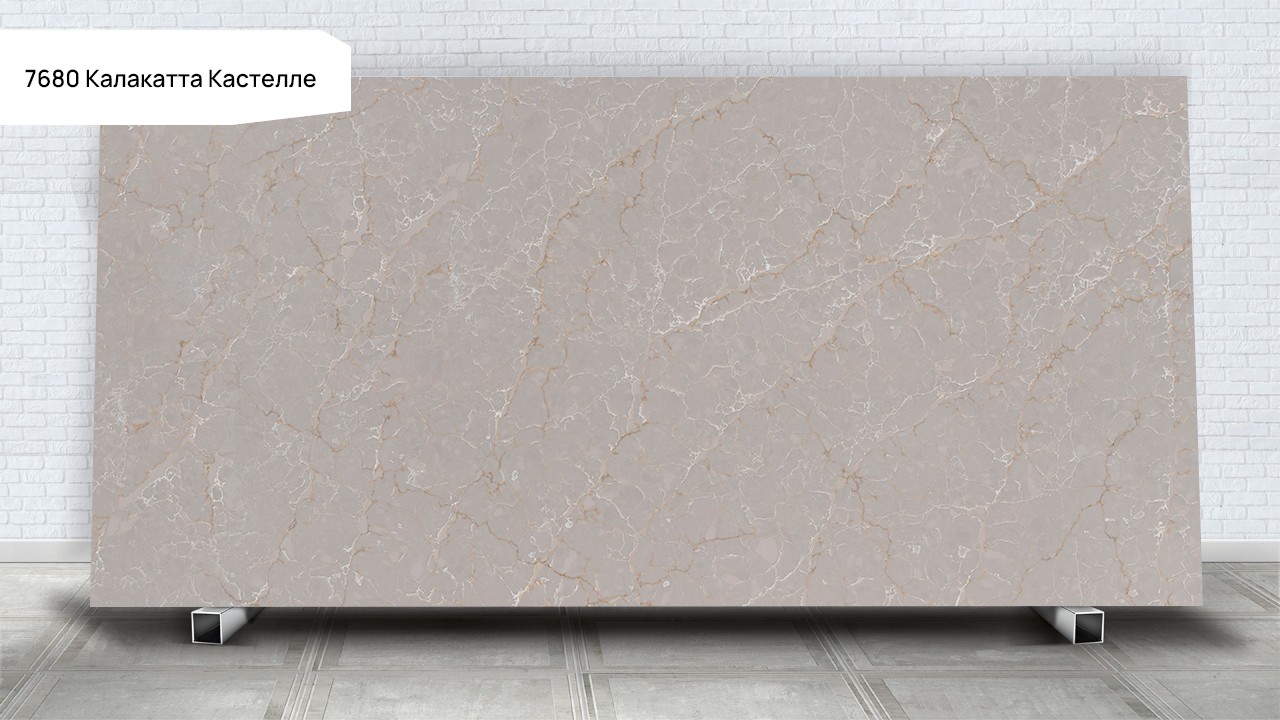 Кварцевый камень Avant Quartz 7680 Калакатта Кастелле. Фото 1