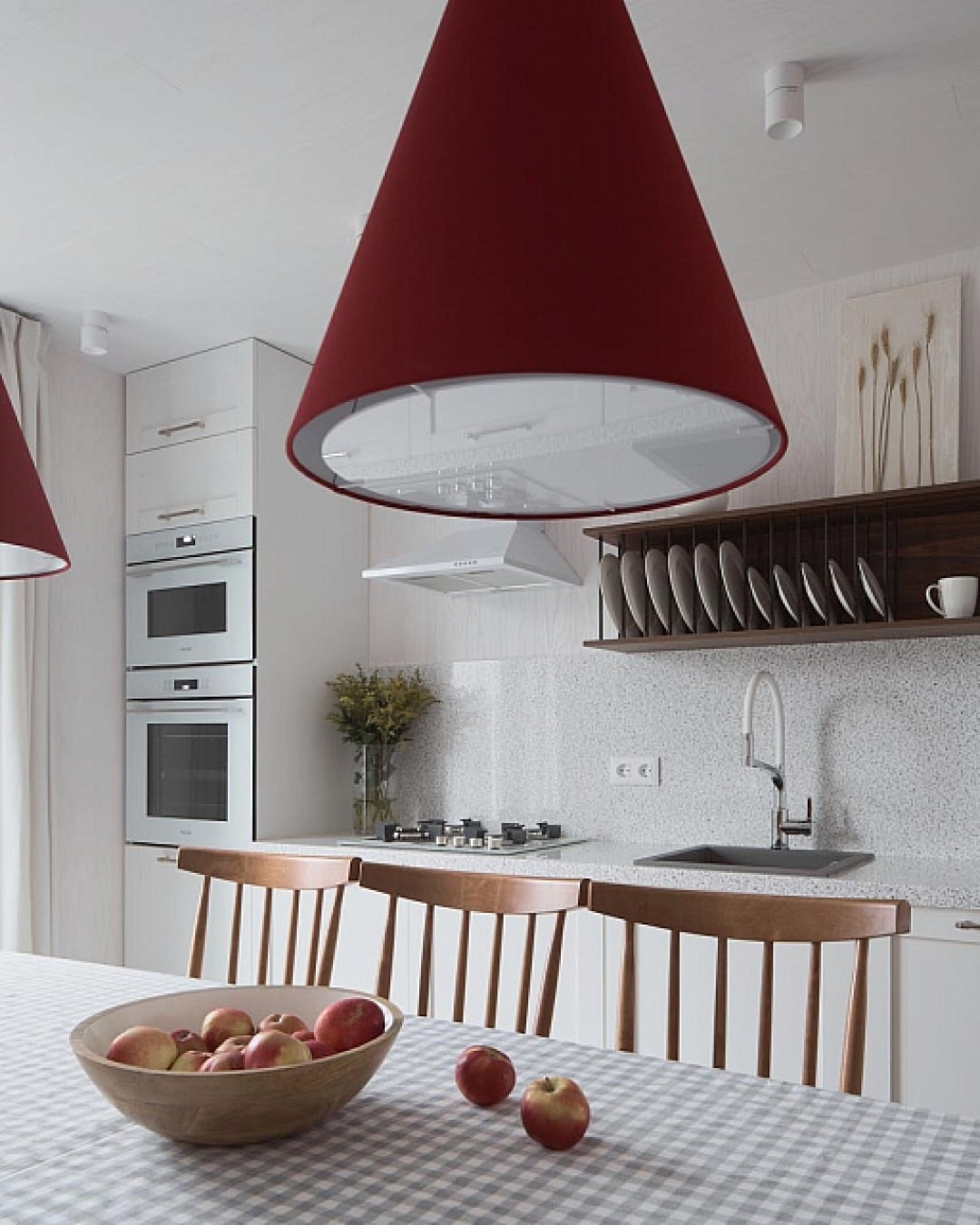 Готовое изделие. Кухня. GRANDEX J-510 Terazzo Bianco