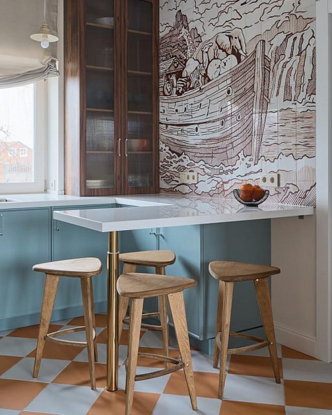 Готовое изделие. Кухня. GRANDEX D-313 Milky Way. Фото 1