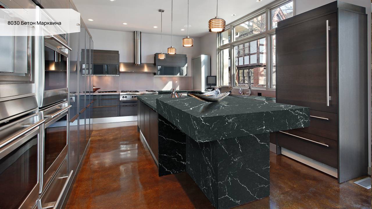 Кварцевый камень Avant Quartz 8030 Бетон Марквина. Фото 3