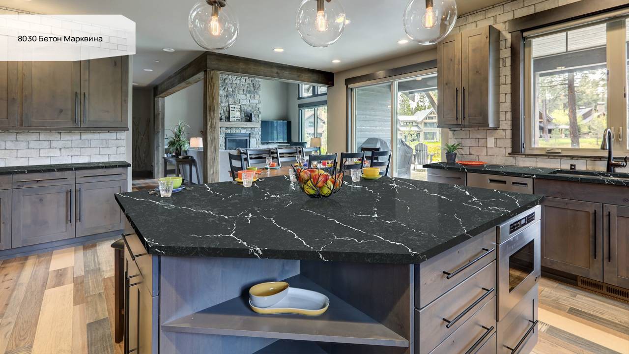 Кварцевый камень Avant Quartz 8030 Бетон Марквина. Фото 4