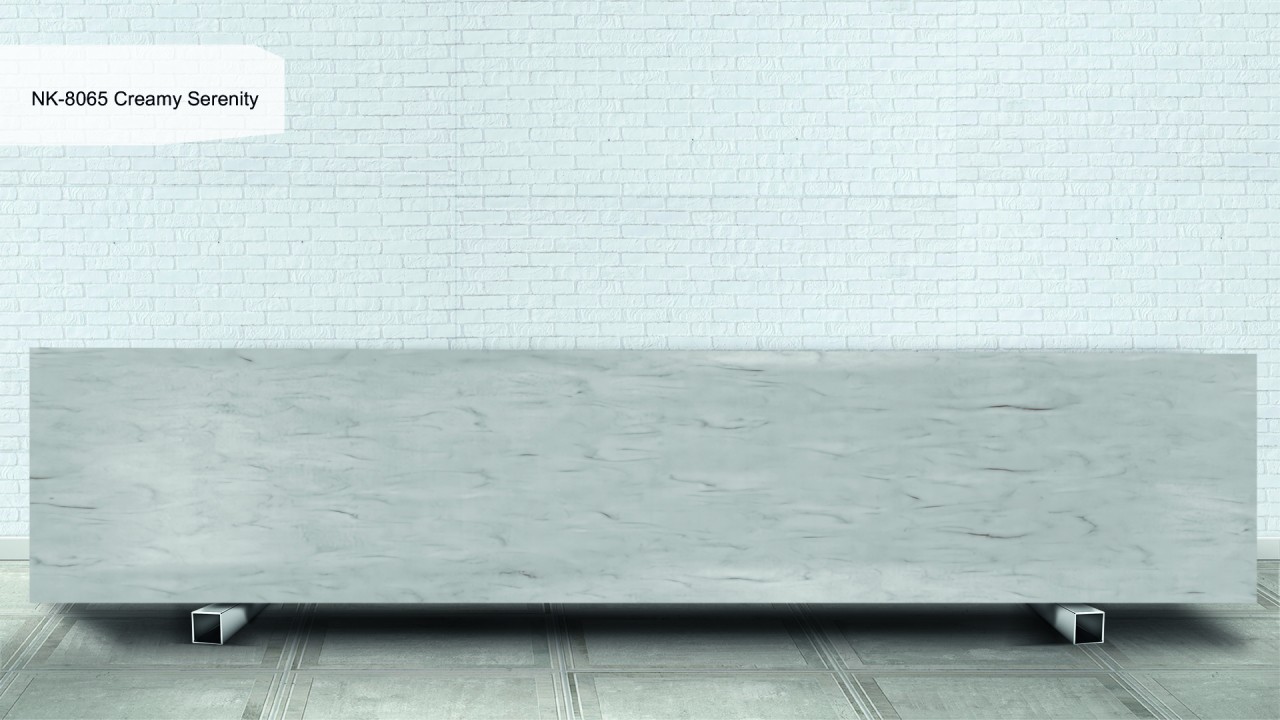 Акриловый камень NEOMARM NK-8065 Creamy Serenity. Фото 1