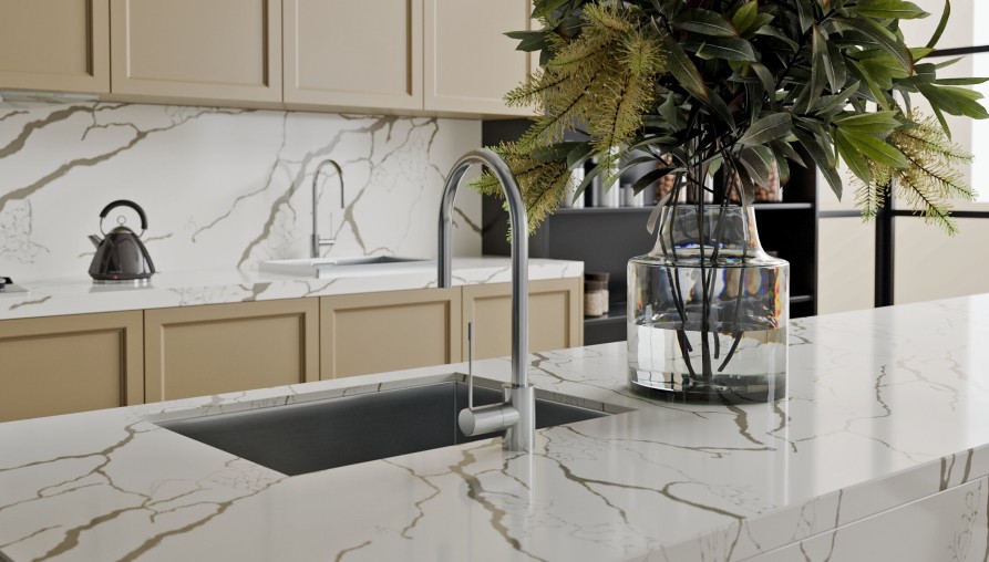 Кварцевый камень Noblle Quartz купить в Узбекистане фото 1
