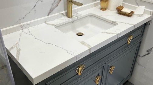 Готовое изделие. Ванная. Avant Quartz 7400 Калакатта Дофине