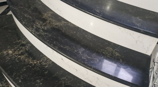 Готовое изделие. Zinapoyalar. Caesarstone 5100 Vanilla Noir
