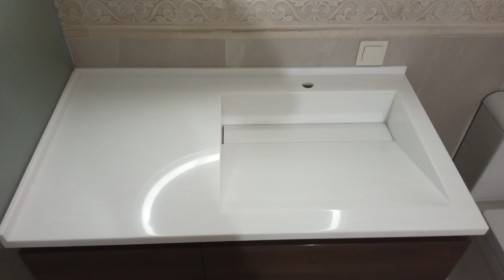 Готовое изделие. Мойка. GRANDEX P-104 Pure White