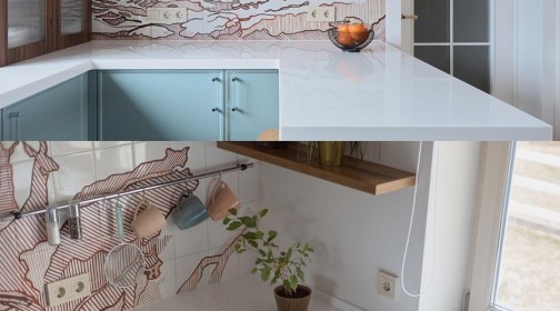 Готовое изделие. Кухня. GRANDEX D-313 Milky Way