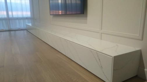 Готовое изделие. Yashash joylari. NEOMARM NM 201 Calacatta Bianco