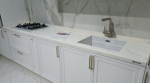 Готовое изделие. Oshxona. NEOMARM NM-201 Calacatta Bianco