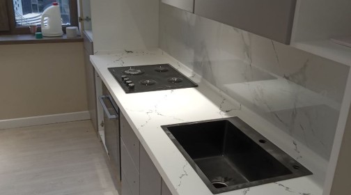 Готовое изделие. Oshxona. NEOMARM NM-208 Calacatta Blanca
