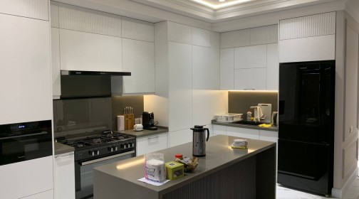 Готовое изделие. Кухня. Noblle Quartz Q106 Gray Sand