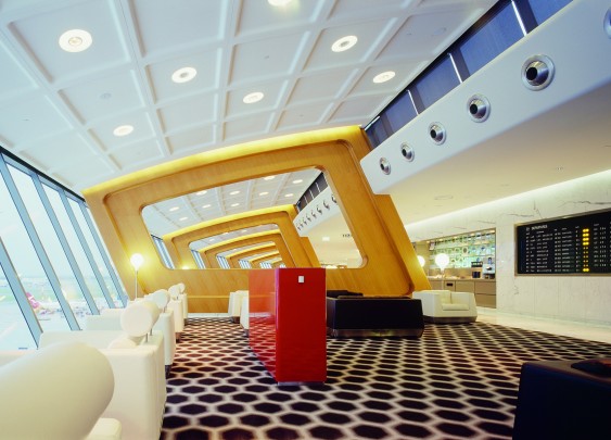 Примеры дизайнерских проектов. VIP-зал Qantas First Class Lounge. Сидней, Австралия